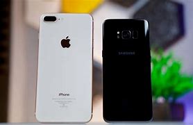 Image result for Samsung S8 vs iPhone 8