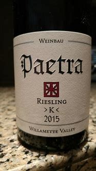 Image result for Paetra Riesling K