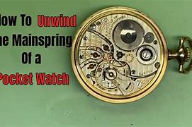 Image result for Pocket Watch Mainspring