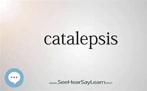 Image result for catalepsis
