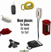Image result for Sims 4 Wall Phone CC