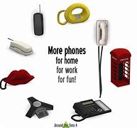 Image result for Sims 4 CC Payphone Wall Phone