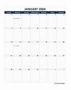 Image result for Printable 2024 Monthly Calendar
