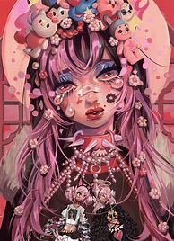 Image result for Creepy Cute Anime Girl Pastel