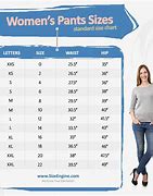 Image result for Size Chart for Women Inches