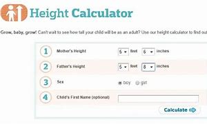 Image result for Child Height Predictor