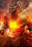 Image result for Burning Godzilla Art