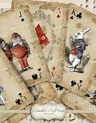 Image result for Alice in Wonderland Playing Cards