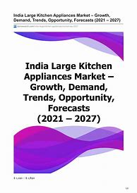 Image result for Kitchen Appliance Market Age Percentage