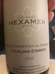 Image result for Hexamer Meddersheimer Altenberg Optima Auslese Eiswein