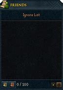 Image result for Ignore List