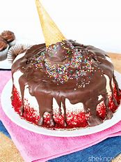 Image result for Ice Cream Cone Cake
