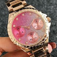Image result for Rose Gold Pink Watch