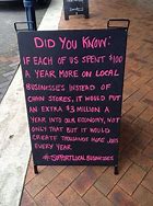 Image result for Support Local Business without Buying