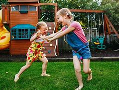 Image result for Children Playing in the Garden