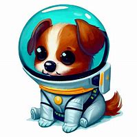 Image result for Cute Space Dog