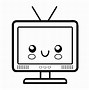 Image result for Television Coloring Page