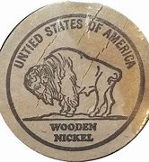 Image result for Large Cent Wood Nickel