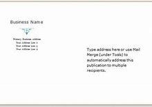 Image result for Microsoft Word Envelope Template