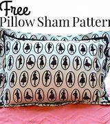 Image result for King Size Pillow Sham Pattern