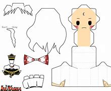 Image result for Chibi Papercraft Template