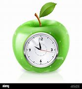 Image result for Green Apple Clock
