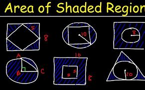 Image result for Area of Shaded Region Geometry