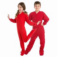 Image result for Big Kids Footed Pajamas