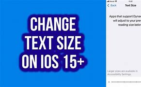Image result for How to Change Text Size On iPhone