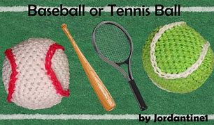 Image result for Tennis Ball in Baseball Pattern