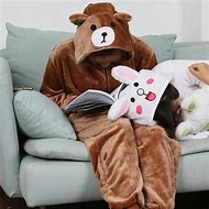 Image result for Bear Pajamas for Adults