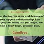 Image result for Farewell Words Boss