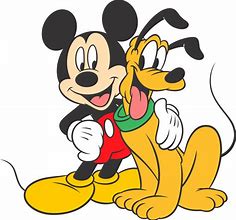 Image result for Pluto Mickey Mouse PNG