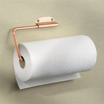 Image result for Under Cabinet Copper Paper Towel Holder