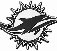 Image result for Miami Dolphins Logo with Football in Background