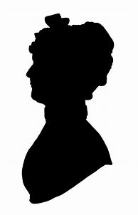 Image result for Victorian Lady Silhouette