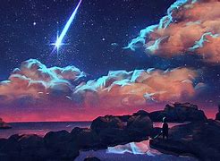 Image result for Aesthetic Space Shooting Stars