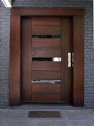 Image result for Contemporary Wood Front Doors