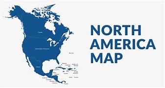 Image result for North America Map with States