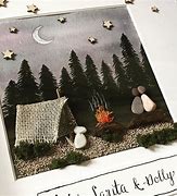 Image result for Camping Pebble Art