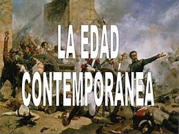 Image result for EDAD CONTEMPORANEA
