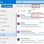 Image result for How to Block Junk Emails Outlook
