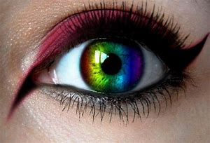 Image result for Rainbow Colored Contacts