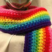 Image result for Rainbow Colorful Scarf