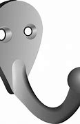 Image result for Black and White Clip Art of Coat Hook