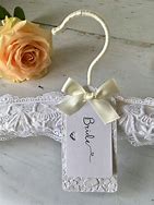 Image result for White Bridal Hangers