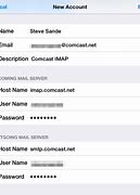 Image result for Change Password On iPhone for Comcast Email