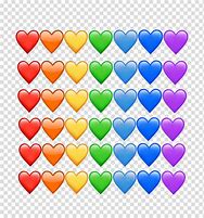 Image result for Rainbow Emoji iPhone Heart