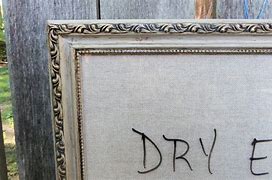 Image result for Wood Frame Dry Erase Board