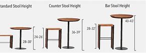 Image result for Counter Height Bar Stool Dimensions
